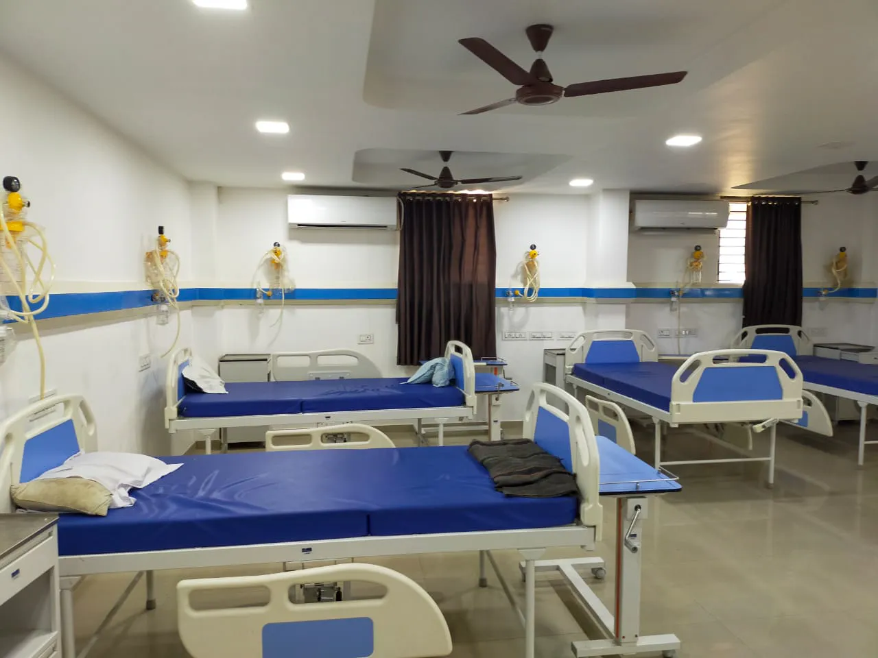 In-patient ward at Anand Multi-Specialty Hospital